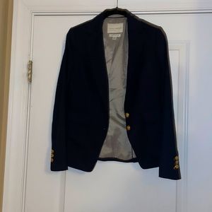 Banana Republic Class Navy Wool Blazer
